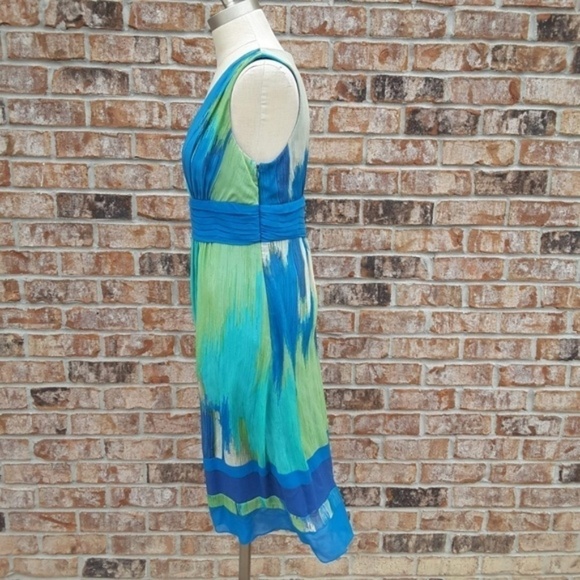 EUC Sangria Multicolored Sleeveless Dress 6 - Picture 3 of 7